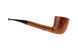 Wiley Pipe No. 1085 - Feather-Carved, 10