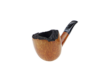 Wiley Pipe No. 1088 - Feather-Carved, 77