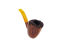 Wiley Pipe No. 927 - Feather Carved, 66