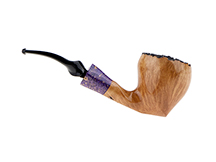 Wiley Pipe No. 988 - Feather Carved, 66