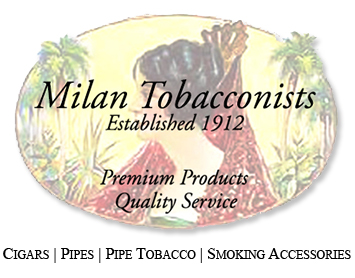 Welcome to Milan Tobacconists Mobile Site ~ Purveyors of Premium Cigars, Smoking Pipes, Custom-Blended & Tinned Pipe Tobacco, and Related Accessories